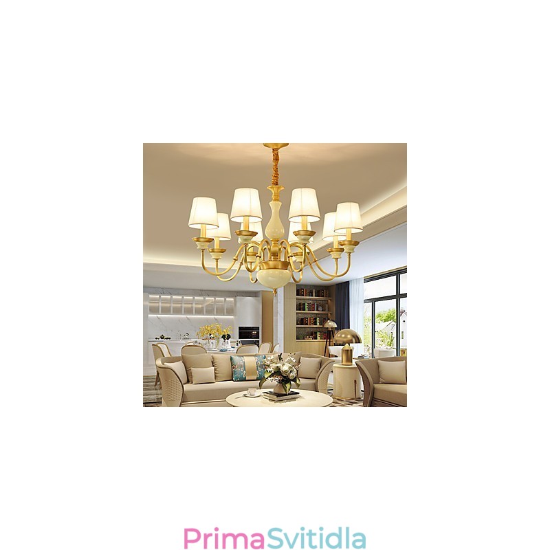 Celo měděný lustr Jade Dekorativní lustr