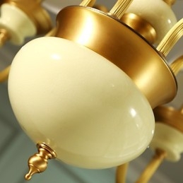 Celo měděný lustr Jade Dekorativní lustr