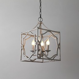 Vintage kovová americká průmyslová půdní malba barva evropská lustrová lampa interiérová dekorace závěsná lampa