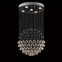 Moderní současné tradiční klasické rustikální lóže Vintage Country Island Crystal galvanicky pokovené kovové závěsné světlo