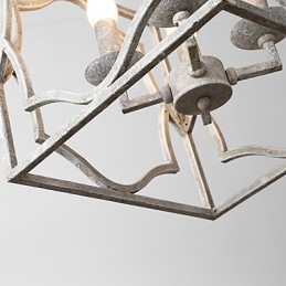 Vintage kovová americká průmyslová půdní malba barva evropská lustrová lampa interiérová dekorace závěsná lampa