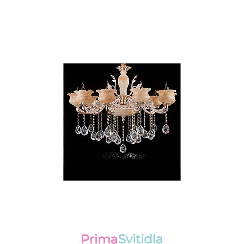 Závěsná lampa Jade Crystal