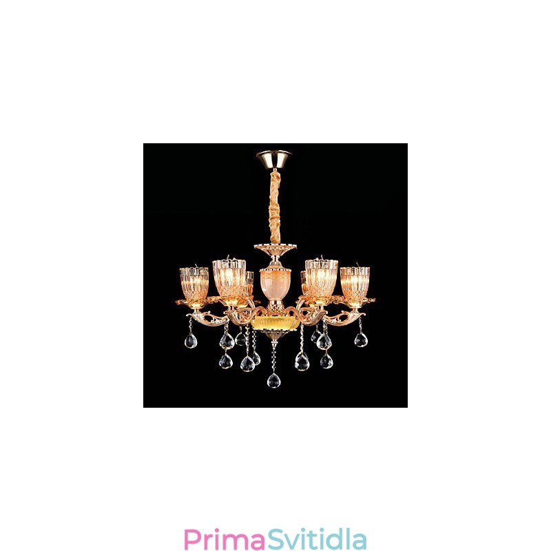 Moderní současná tradiční klasická funkce ze slitiny zinku pro kovové závěsné svítidlo ve stylu Crystal Mini