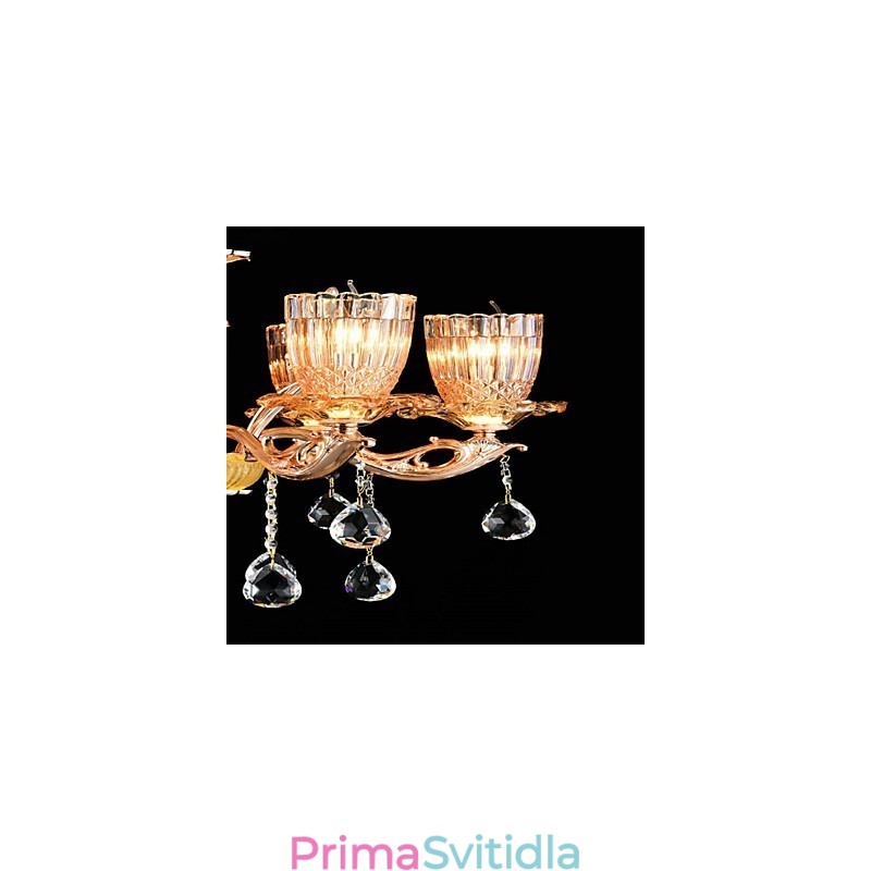 Moderní současná tradiční klasická funkce ze slitiny zinku pro kovové závěsné svítidlo ve stylu Crystal Mini