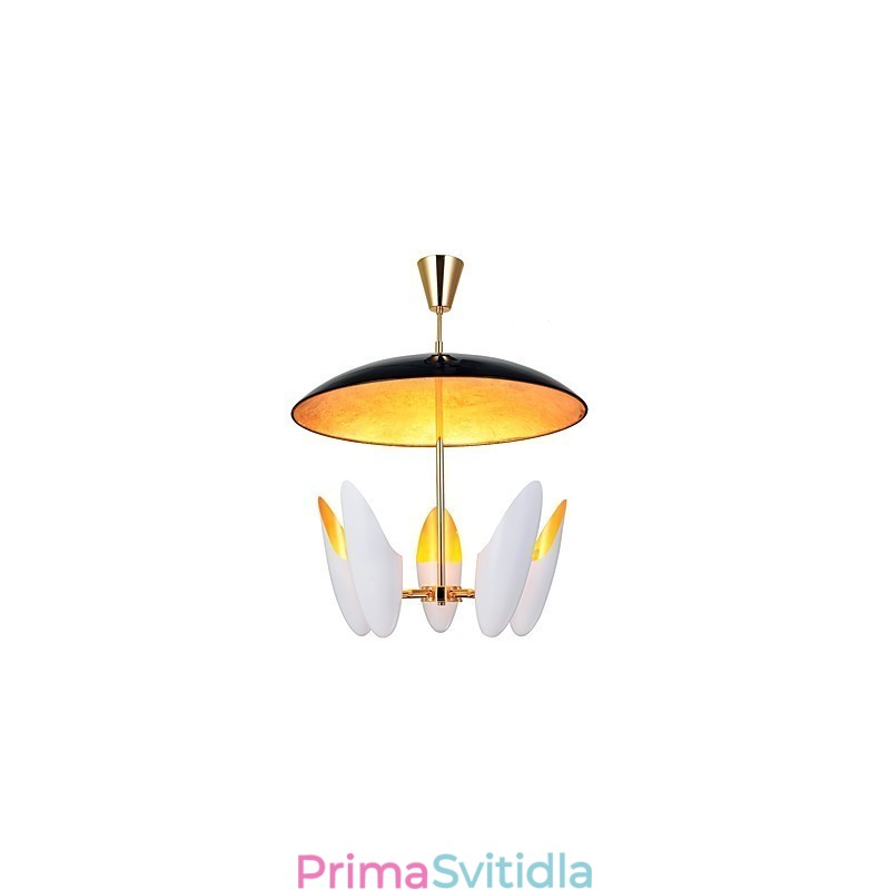 5 Lehké lustrové krátké umění Moderní současná závěsná lampa
