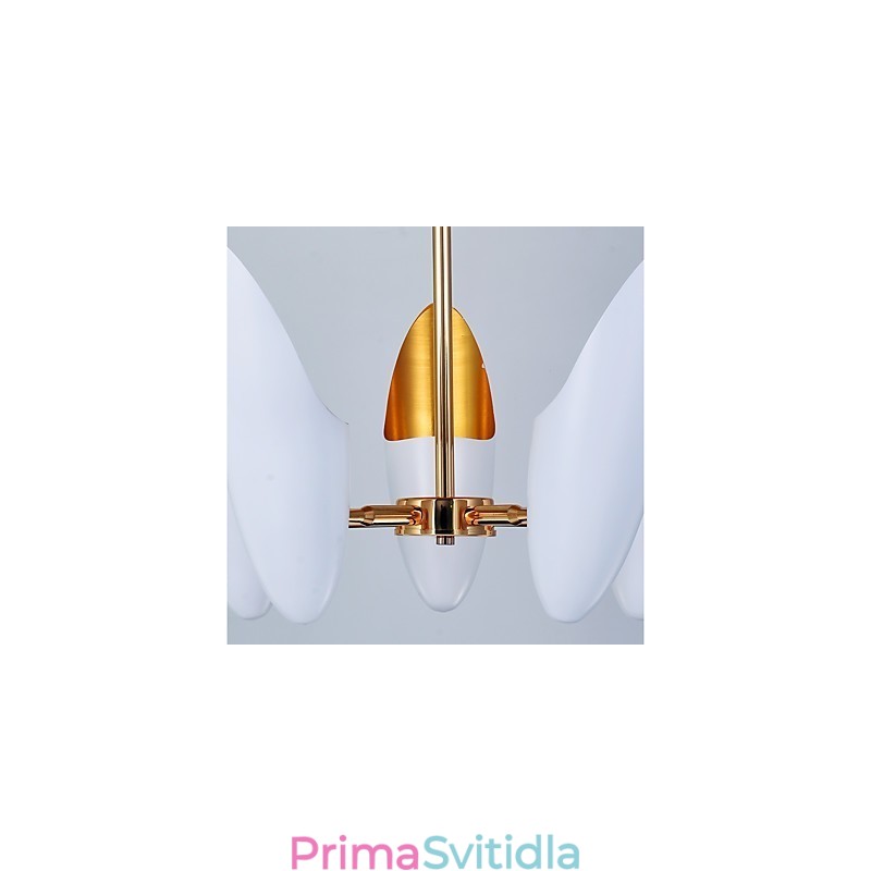 5 Lehké lustrové krátké umění Moderní současná závěsná lampa