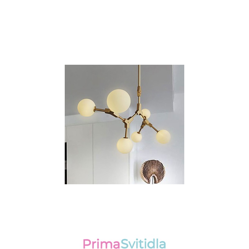 Tradiční klasická malba pro bambusové závěsné svítidlo v mini stylu