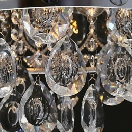 Elegantní moderní transparentní křišťálový lustr se 4 světly