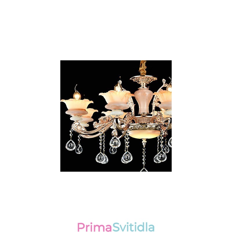 Moderní současná tradiční klasická funkce ze slitiny zinku pro kovové závěsné svítidlo ve stylu Crystal Mini