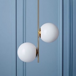 Rustikální malba Lodge pro designéry Kovové vnitřní obchody Lustr se 2 žárovkami