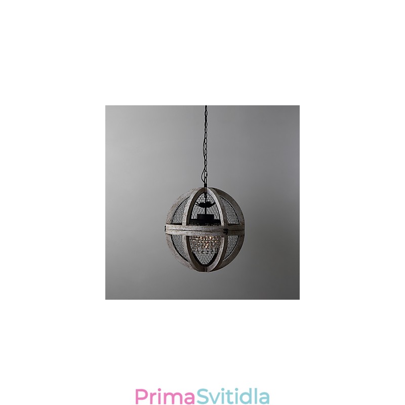 Vintage kovový americký průmyslový půdní malba Barva Dřevěný lustr Lampa interiérová ozdobná závěsná lampa