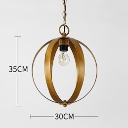 Loft Kov Americký průmyslový styl Malba Barva Evropská Lustrová Lampa Vnitřní Ozdobná Závěsná Lampa