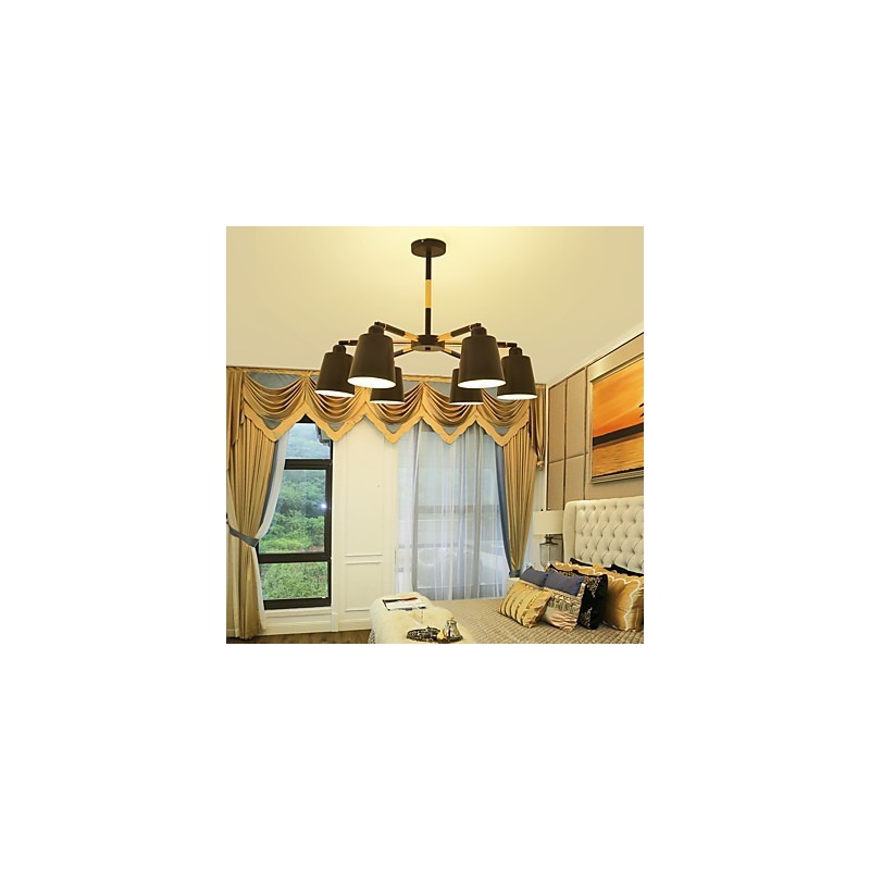 Závěsné svítidlo Tradiční klasická malba na bambusové dřevo v mini stylu