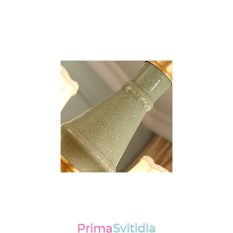 Celo měděný lustr Jade Dekorativní lustr KP8