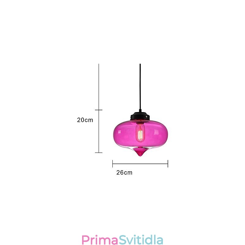 Přívěsek Bubble Design 1 Lehká minimalistická železná malba
