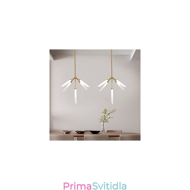 5 lehkých moderních moderních lustrů ve stylu mini
