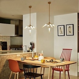 5 lehkých moderních moderních lustrů ve stylu mini