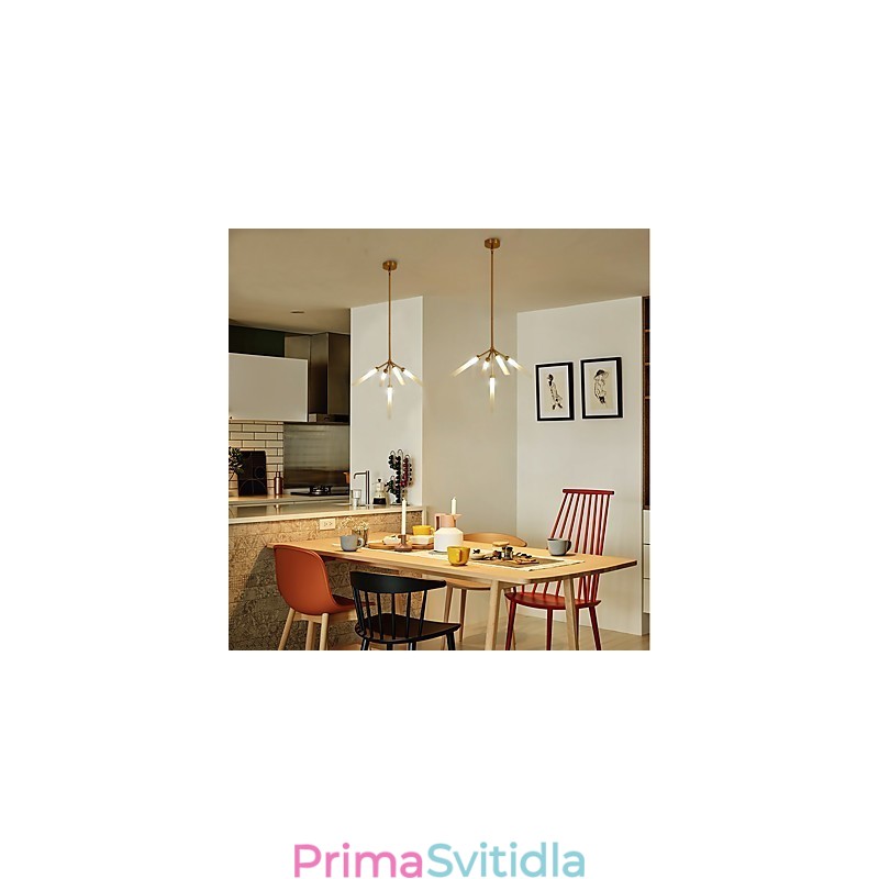 5 lehkých moderních moderních lustrů ve stylu mini