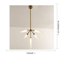 5 lehkých moderních moderních lustrů ve stylu mini