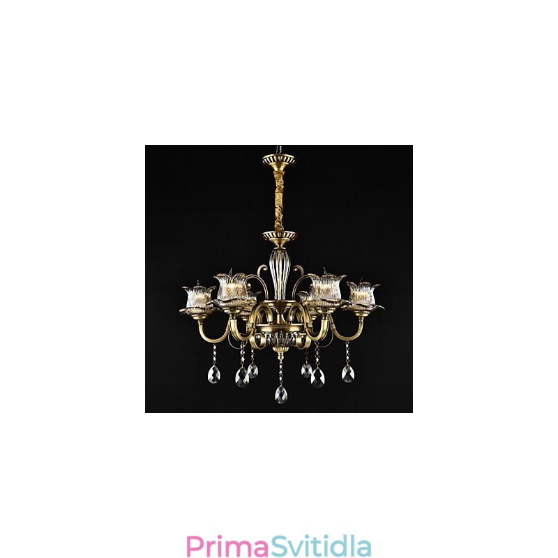 Rustikální malba Lodge pro designéry Kovové vnitřní obchody Lustr se 2 žárovkami