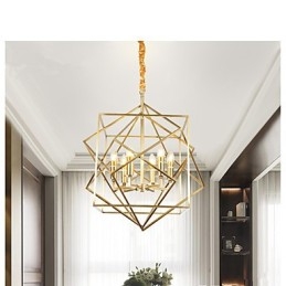 Mosazný prvek lucerny pro designérský kovový lustr