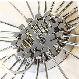 Moderní moderní funkce Chrome pro designéry v mini stylu Kovový dětský lustr