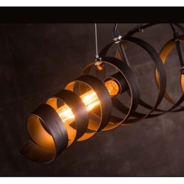 Retro Iron Lamp Moderní minimalistický lustr v průmyslovém stylu