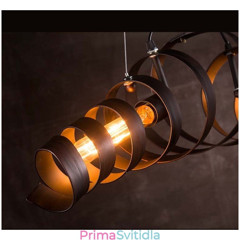 Retro Iron Lamp Moderní minimalistický lustr v průmyslovém stylu