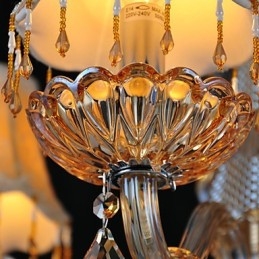 Lustr Crystal Retro Glass 4 Light