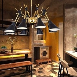 Personalizovaná nastavitelná směrová umělecká lustrová lampa Lustr N