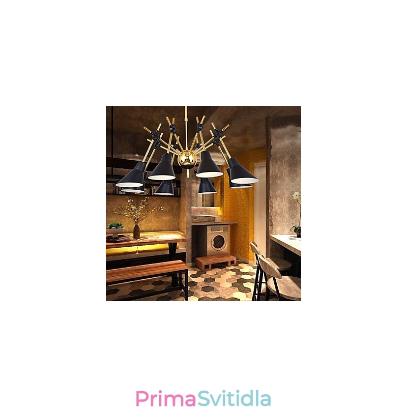 Personalizovaná nastavitelná směrová umělecká lustrová lampa Lustr N