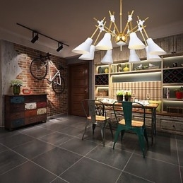 Personalizovaná nastavitelná směrová umělecká lustrová lampa Lustr N