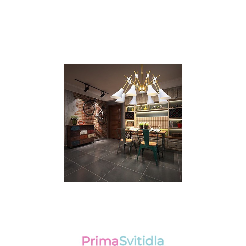 Personalizovaná nastavitelná směrová umělecká lustrová lampa Lustr N