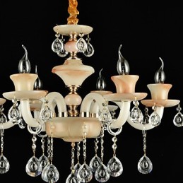 Tradiční klasická galvanizovaná funkce pro křišťálový mini stylový kovový lustr