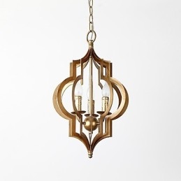 Vintage kovová americká průmyslová půdní malba barva evropská lustrová lampa interiérová dekorace závěsná lampa