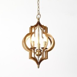 Vintage kovová americká průmyslová půdní malba barva evropská lustrová lampa interiérová dekorace závěsná lampa