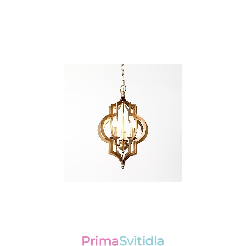 Vintage kovová americká průmyslová půdní malba barva evropská lustrová lampa interiérová dekorace závěsná lampa