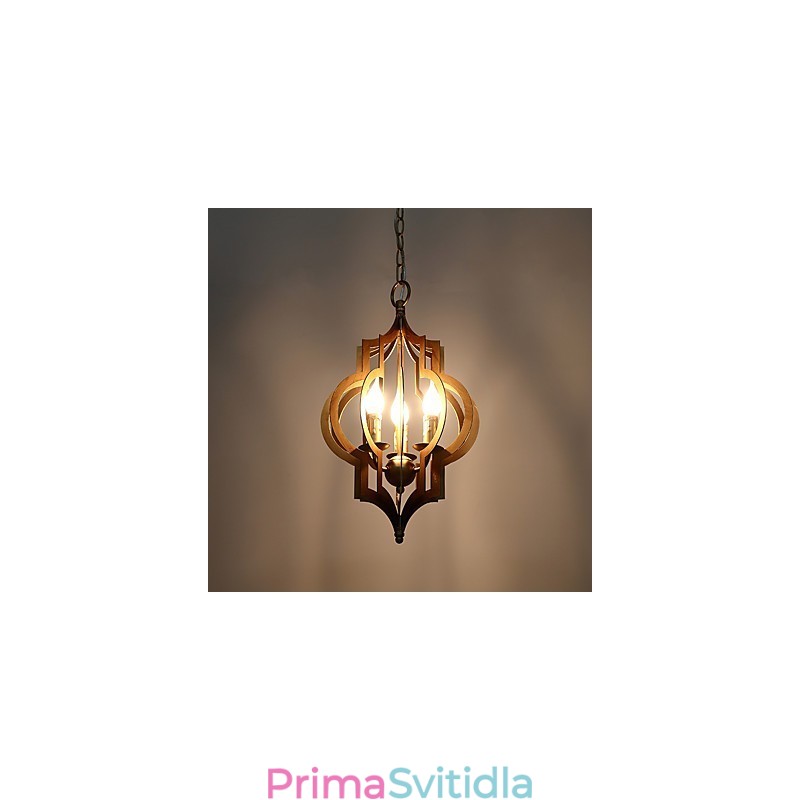 Vintage kovová americká průmyslová půdní malba barva evropská lustrová lampa interiérová dekorace závěsná lampa