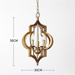 Vintage kovová americká průmyslová půdní malba barva evropská lustrová lampa interiérová dekorace závěsná lampa