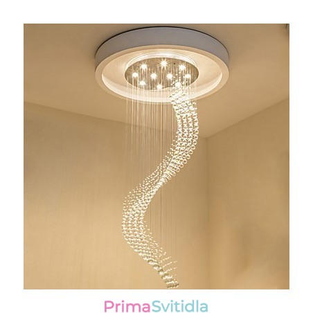Moderní křišťálové stropní závěsné světlo Vnitřní lustr Domácí závěsné osvětlení Lustrové lampy Svítidla 3W TEPLÉ BÍLÉ žárovky Moderní křišťálové stropní závěsné světlo Vnitřní lustr Domácí závěsné osvětlení Lustrové lampy Svítidla 3W TEPLÉ BÍLÉ žárovky
