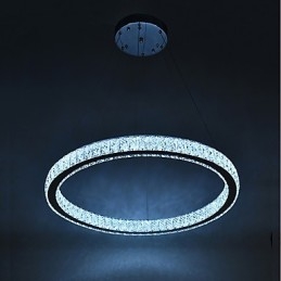 Stmívatelné kruhové indoo stropní svítidlo Závěsné světlo Moderní lustrové osvětlení Lustrová lampa s dálkovým ovládáním