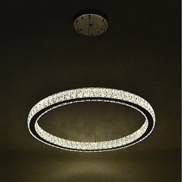 Stmívatelné kruhové indoo stropní svítidlo Závěsné světlo Moderní lustrové osvětlení Lustrová lampa s dálkovým ovládáním
