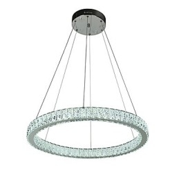 Stmívatelné kruhové indoo stropní svítidlo Závěsné světlo Moderní lustrové osvětlení Lustrová lampa s dálkovým ovládáním