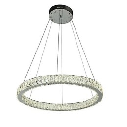 Stmívatelné kruhové indoo stropní svítidlo Závěsné světlo Moderní lustrové osvětlení Lustrová lampa s dálkovým ovládáním