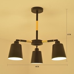 Závěsné svítidlo Tradiční klasická malba na bambusové dřevo v mini stylu