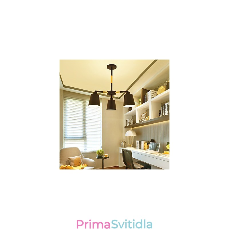 Závěsné svítidlo Tradiční klasická malba na bambusové dřevo v mini stylu