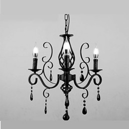 Křišťálová lampa 3 lehké moderní jednoduché nové osvětlení