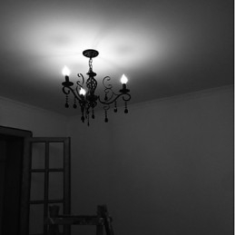 Křišťálová lampa 3 lehké moderní jednoduché nové osvětlení