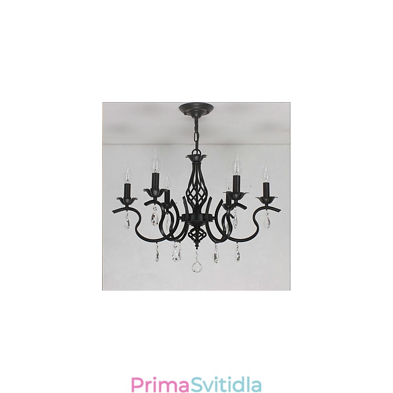 Křišťálový lustr v evropském stylu Jídelní světla Jednoduché kreativní svíčky Lampy a lucerny Novinka Lightig