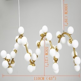 Personalizované umělecké lustrové lampy